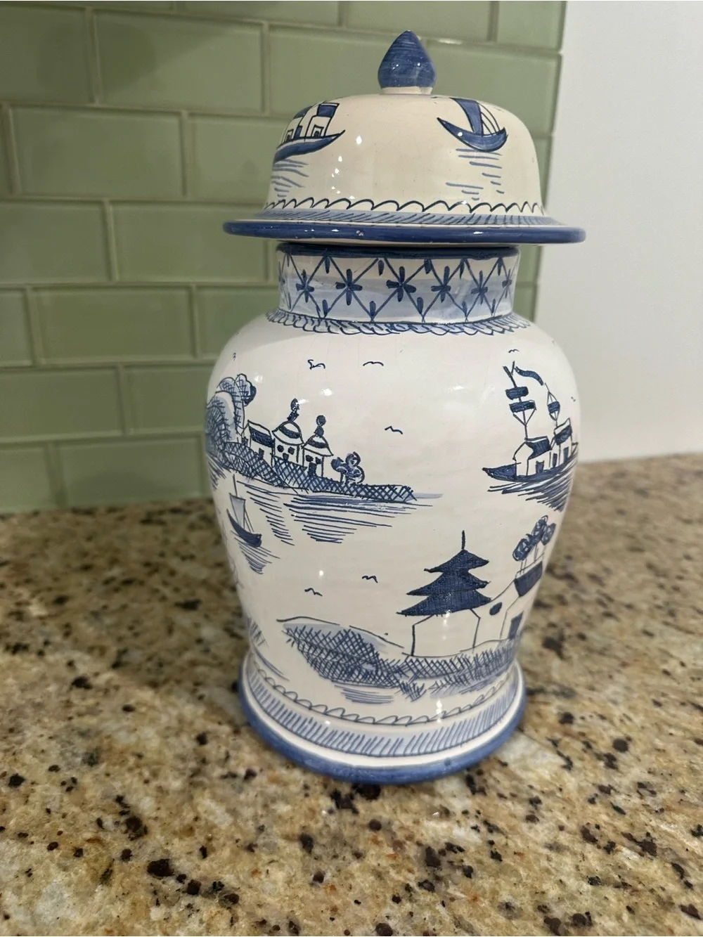 Ginger Jar made in Portugal
